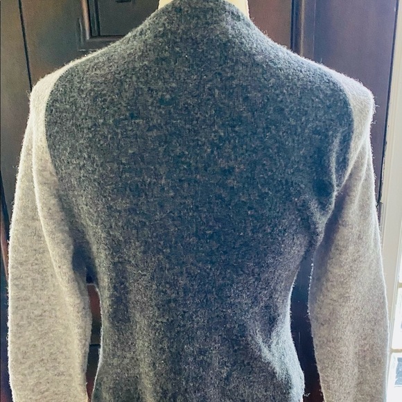 Cousin Johnny grey wool sweater with black beading and embroidery. Size S. EUC. - Picture 4 of 12